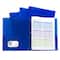 10 Packs: 10 ct. (100 total) C-Line® Blue Two-Pocket Heavyweight Poly Portfolio Folder with Prongs